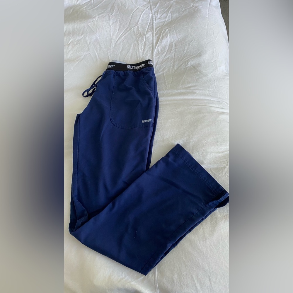Navy Grey’s Anatomy Scrub Pants, size S